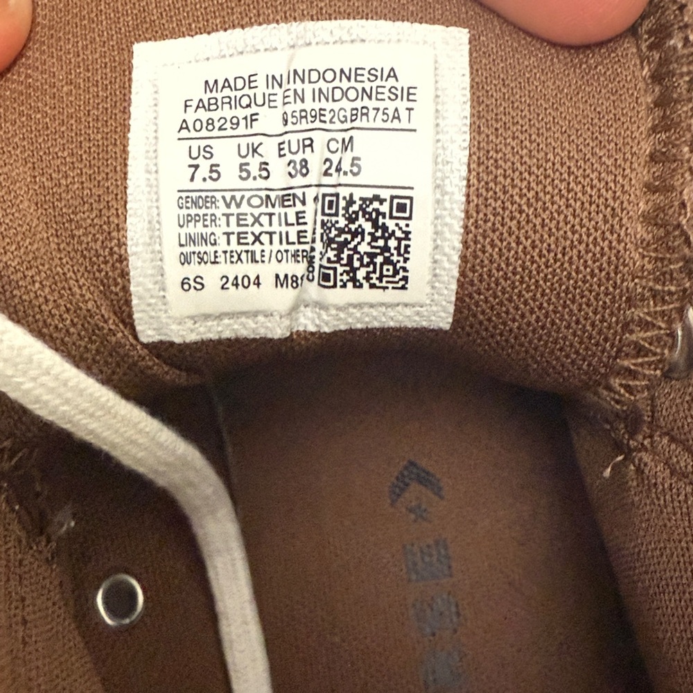 Converse Chuck Taylor All Star Madison Mid Sneakers in Bear Nap Brown Size 7.5 - Picture 7 of 7